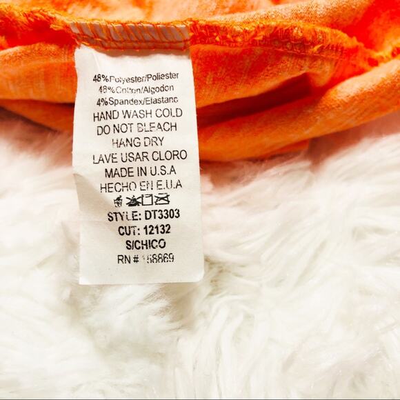 Promesa Womens Shirt Small Better Late than Never T Shirt Orange - Picture 4 of 4